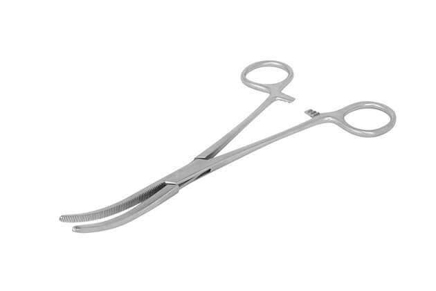 Csipesz hajlított 16cm #15464