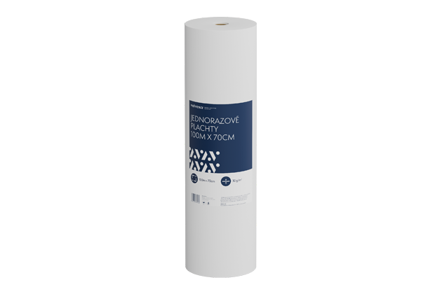 Egyszer használatos lepedő velvesa® 100m x 70cm 30g/m2 #2058