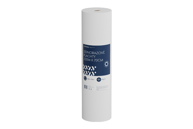 Egyszer használatos lepedő velvesa® 250m x 70cm perforációval