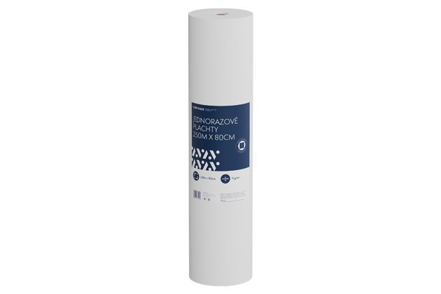 Egyszer használatos lepedő velvesa® 250m x 80cm perforációval #17072