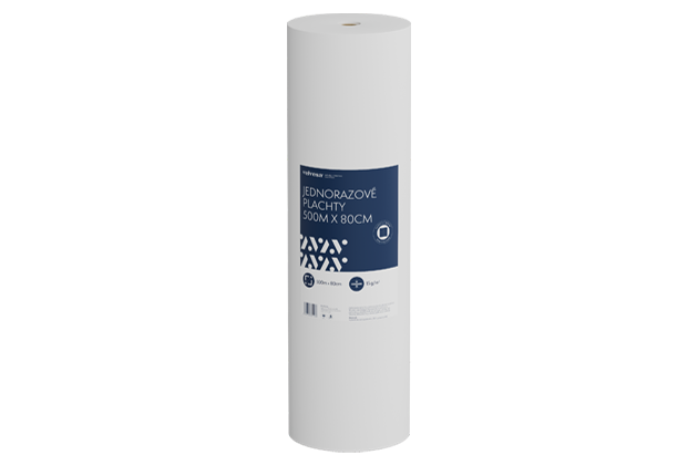 Egyszer használatos lepedő velvesa® 500m x 80cm perforációval