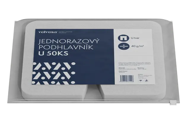6. Egyszer használatos velvesa® U formájú fejtámla 50 db 40g/m2
