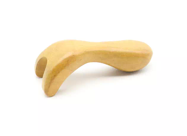 Fából készült masszírozó háromláb #16804