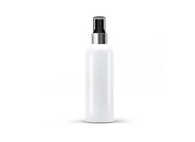 Műanyag flakon alumínium szórófejjel 300ml #16370