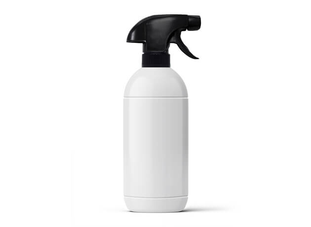 Műanyag flakon fekete szórófejjel 500ml #16372