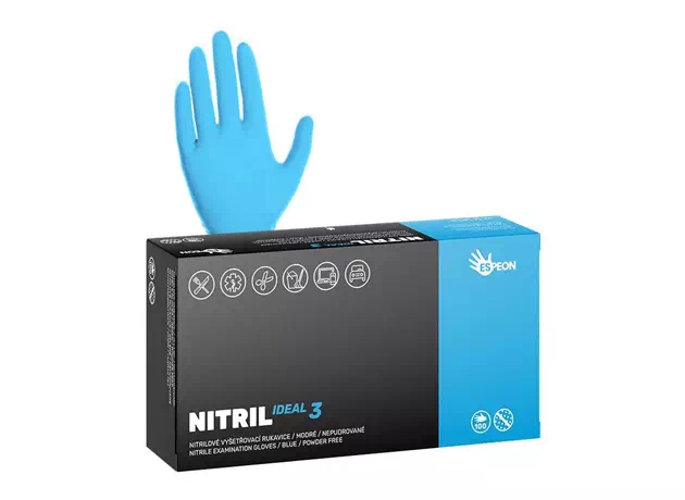 Nitril kesztyű NITRIL IDEAL3 100db #16827