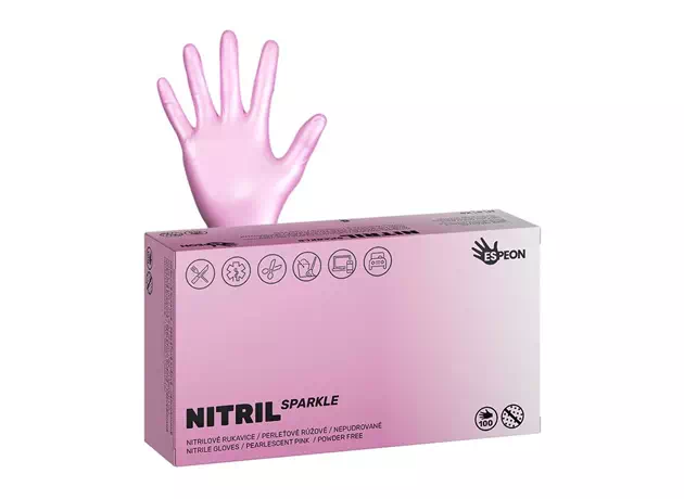 Nitril kesztyű NITRIL SPARKLE 100db #16841